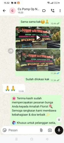 Testimonial Papan Bunga bone