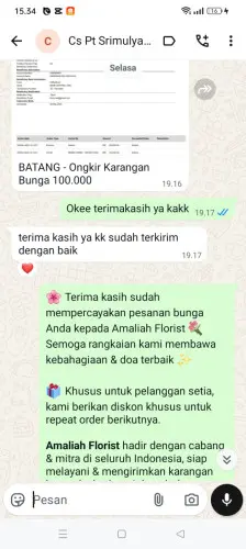 Testimonial Papan Bunga bone